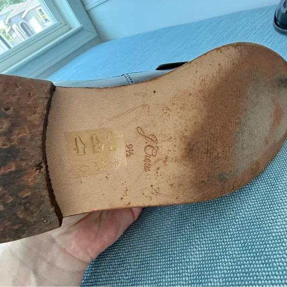 J Crew Classic Tab Black Spazzolato Leather Loafer - Picture 8 of 10